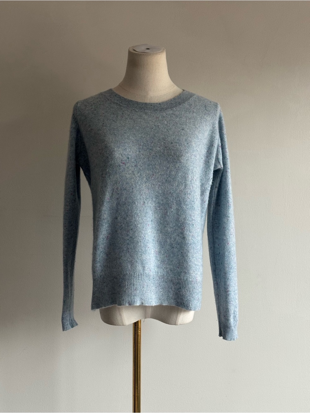 White + Warren flecked cashmere sweater sz S